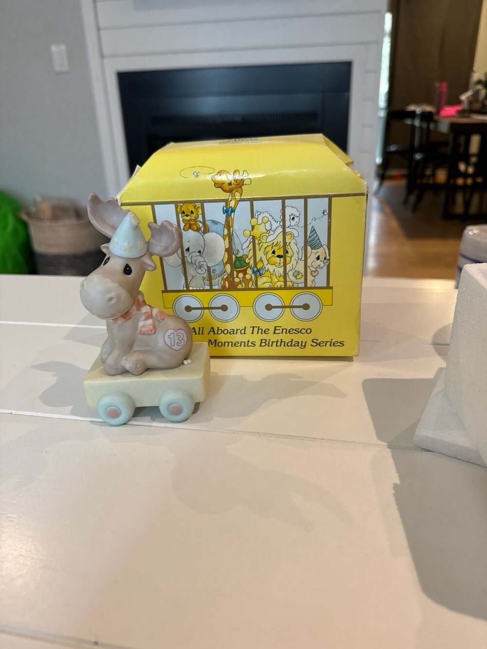 Precious Moments Birthday Train Age 13 You Mean The Moose To Me Figurine